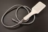 Ca. 30x Handdouche met doucheslangen, wit/chroom – kavel bij Onlineveilingmeester, Drunen