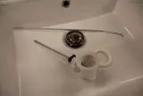 Wastafel met kraan Wiesbaden + GROHE, Larx, wit – foto 9 – kavel bij Onlineveilingmeester, Drunen