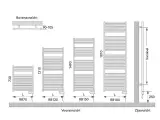 Handdoek designradiator CV Instamat, Robina, wit – foto 2 – kavel bij Onlineveilingmeester, Drunen