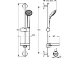 Douche set Ideal standard, Ideal Rain, chroom – foto 2 – kavel bij Onlineveilingmeester, Drunen