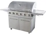 Gasbarbecue Vonato RVS Traditionele Grill Elite 6 Zilverkleurig, RVS (mat) – kavel bij Onlineveilingmeester