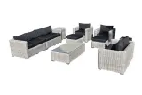 Loungeset Vonato Cavita Lichtbruin – kavel bij Onlineveilingmeester