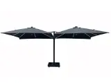 Parasol Paralux Allenza Zandkleurig – foto 7 – kavel bij Onlineveilingmeester