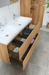 Badkamermeubel Vonato Naturis 120 Licht hout decor – foto 5 – kavel bij Onlineveilingmeester