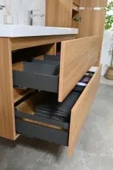 Badkamermeubel Vonato Naturis 120 Licht hout decor – foto 8 – kavel bij Onlineveilingmeester