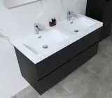 Badkamermeubel Vonato Calmwood 120 Donker hout decor – foto 5 – kavel bij Onlineveilingmeester