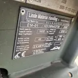 Elektrische heftruck, Linde, E14, 2008 – foto 21 – kavel bij Domeinen Roerende Zaken, Soesterberg