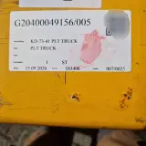 Elektrische palletwagen, Jungheinrich, EJE-118, 2004 – foto 14 – kavel bij Domeinen Roerende Zaken, Soesterberg
