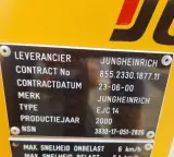Elektrische stapelaar, Jungheinrich, EJC 14, 2000 – foto 10 – kavel bij Domeinen Roerende Zaken, Soesterberg