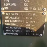 Heftruck, Linde, H25D-01, 2010 – foto 12 – kavel bij Domeinen Roerende Zaken, Soesterberg