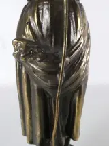Set van 2 beeldjes van man en vrouw - kunstbrons – foto 4 – kavel bij De Kringwinkel, Heverlee