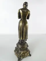 Set van 2 beeldjes van man en vrouw - kunstbrons – foto 6 – kavel bij De Kringwinkel, Heverlee
