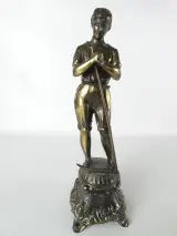 Set van 2 beeldjes van man en vrouw - kunstbrons – foto 7 – kavel bij De Kringwinkel, Heverlee