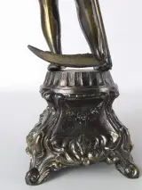 Set van 2 beeldjes van man en vrouw - kunstbrons – foto 10 – kavel bij De Kringwinkel, Heverlee