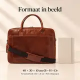 Business bag DR Amsterdam, cognac – foto 6 – kavel bij Onlineveilingmeester