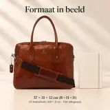 Business bag DR Amsterdam, cognac – foto 6 – kavel bij Onlineveilingmeester