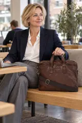 Business bag DR Amsterdam, brown – foto 5 – kavel bij Onlineveilingmeester