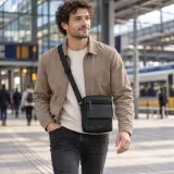 Herenschoudertas DR Amsterdam, black – foto 5 – kavel bij Onlineveilingmeester