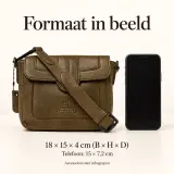 Schoudertas DR Amsterdam, olive – foto 6 – kavel bij Onlineveilingmeester