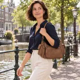 Hand- en schoudertas DR Amsterdam, burro – foto 5 – kavel bij Onlineveilingmeester