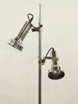 Jaren 70 chroom vloerlamp – foto 2 – kavel bij De Kringwinkel, Antwerpen
