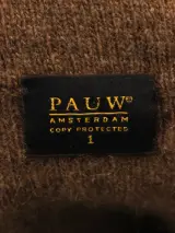 PAUW Amsterdam - Exclusieve luxe vest van 100% yakwol - taupe/bruin – foto 6 – kavel bij De Kringwinkel, Antwerpen
