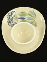 Set van 6 vintage eierdopjes met bloemmotief – foto 5 – kavel bij De Kringwinkel, Antwerpen
