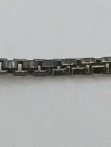 Zilveren ketting met schakelontwerp – foto 2 – kavel bij De Kringwinkel, Diest