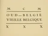 Oud-België (1930) – kunstuitgave met grafiek van John Michaux en Auguste Oleffe – foto 6 – kavel bij De Kringwinkel, Antwerpen