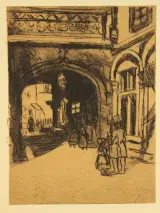 Oud-België (1930) – kunstuitgave met grafiek van John Michaux en Auguste Oleffe – foto 10 – kavel bij De Kringwinkel, Antwerpen