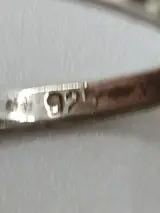 Zilveren ring met markasiet stenen – foto 4 – kavel bij De Kringwinkel, Diest
