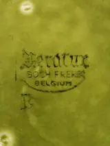 Keralux Boch Fréres Set van 5 vintage keramische fondue borden – foto 7 – kavel bij De Kringwinkel, Antwerpen