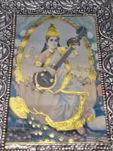 Paar van Indiase spirituele kistjes met reliëfopdruk van Ganesha en Saraswati – foto 5 – kavel bij De Kringwinkel, Gent