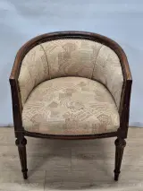 Set van 3 kuipstoelen in Louis XVI-stijl – foto 4 – kavel bij De Kringwinkel, Gent
