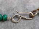 Exclusieve Malachiet sieradenset - Ketting en oorbellen in zilver - 925 – foto 6 – kavel bij De Kringwinkel, Gent
