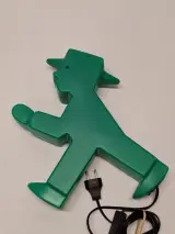 Groene Ampelmann “Geher” sfeerlamp - Berlijns voetgangersfiguurtje – foto 4 – kavel bij De Kringwinkel, Gent