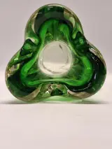 Belgische Doyen design vaas van zwaar mondgeblazen glas - Mid-Century Modern – foto 3 – kavel bij De Kringwinkel, Gent
