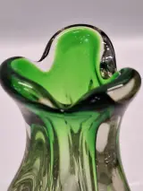 Belgische Doyen design vaas van zwaar mondgeblazen glas - Mid-Century Modern – foto 6 – kavel bij De Kringwinkel, Gent