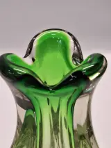 Belgische Doyen design vaas van zwaar mondgeblazen glas - Mid-Century Modern – foto 9 – kavel bij De Kringwinkel, Gent