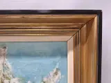 Olieverfschilderij op doek - Boerderij met bloesemboom - Henri Joseph Pauwels – foto 6 – kavel bij De Kringwinkel, Gent