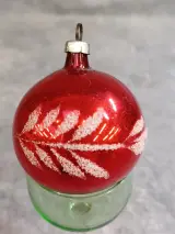 Vintage kerstset in doos: 11 glazen kerstballen en piek – foto 6 – kavel bij De Kringwinkel, Gent