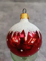 Vintage kerstset in doos: 11 glazen kerstballen en piek – foto 8 – kavel bij De Kringwinkel, Gent
