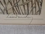 Wilde eenden boven het water - gesigneerde kleurenprent - Léon Danchin – foto 6 – kavel bij De Kringwinkel, Gent