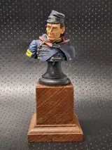 Verzameling van acht historische en militaire bustes uit de Amerikaanse en Franse geschiedenis – foto 10 – kavel bij De Kringwinkel, Gent