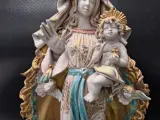 Gekroonde Madonna met Jezuskind en engeltjes in de stijl van Eugenio Pattarino – foto 8 – kavel bij De Kringwinkel, Gent
