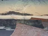 Abstract landschap - gesigneerde grafiek, 1982, 9/12 - Dirk De Bruycker – foto 2 – kavel bij De Kringwinkel, Gent