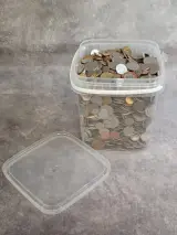 Uniek lot wereldmunten en circulatiegeld - +9,5kg – foto 7 – kavel bij De Kringwinkel, Gent