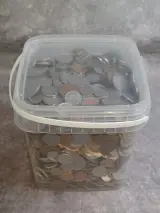 Uniek lot wereldmunten en circulatiegeld - +9,5kg – foto 8 – kavel bij De Kringwinkel, Gent