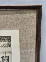 Het Steen met Lange Wapper, Antwerpen - gesigneerde ets 96/150 - Roger Hebbelinck – foto 9 – kavel bij De Kringwinkel, Gent