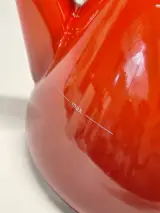 Originele Le Creuset Kone fluitketel in de kleur oranjerood – foto 11 – kavel bij De Kringwinkel, Gent